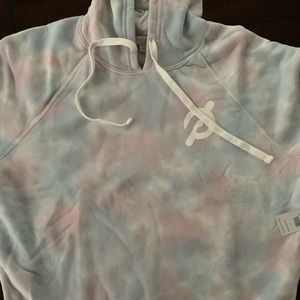 peloton tie dye pullover hoodie